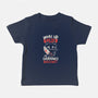 Woke Up Tired-Baby-Basic-Tee-koalastudio