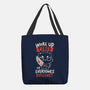 Woke Up Tired-None-Basic Tote-Bag-koalastudio