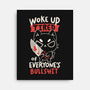 Woke Up Tired-None-Stretched-Canvas-koalastudio