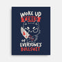 Woke Up Tired-None-Stretched-Canvas-koalastudio