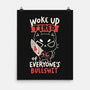 Woke Up Tired-None-Matte-Poster-koalastudio