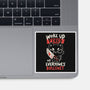 Woke Up Tired-None-Glossy-Sticker-koalastudio