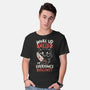 Woke Up Tired-Mens-Basic-Tee-koalastudio