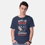 Woke Up Tired-Mens-Basic-Tee-koalastudio