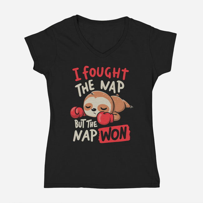 The Nap Won-Womens-V-Neck-Tee-koalastudio