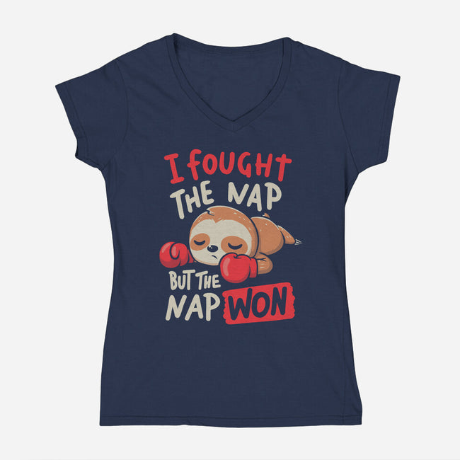 The Nap Won-Womens-V-Neck-Tee-koalastudio