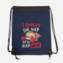 The Nap Won-None-Drawstring-Bag-koalastudio