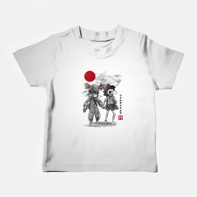 Low And Alone Sumi-e-Baby-Basic-Tee-DrMonekers