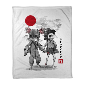 Low And Alone Sumi-e