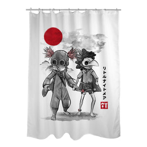 Low And Alone Sumi-e