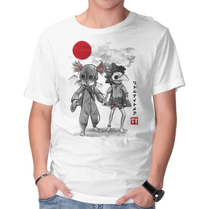 Low And Alone Sumi-e