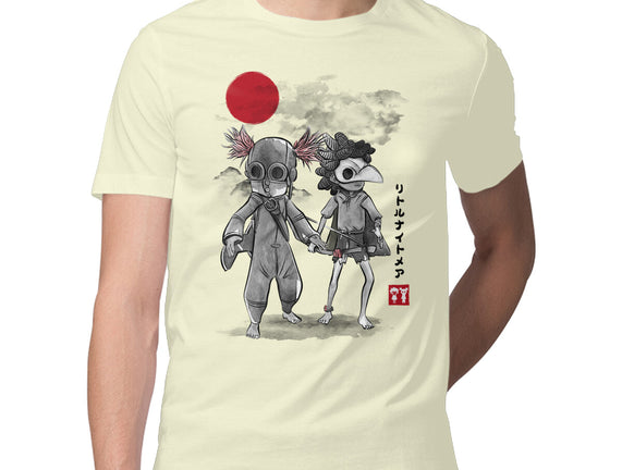 Low And Alone Sumi-e