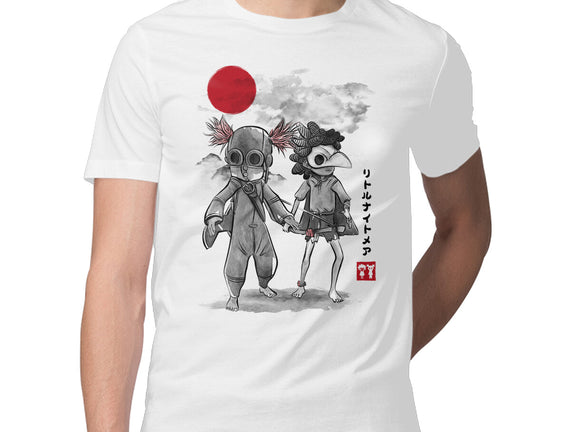 Low And Alone Sumi-e