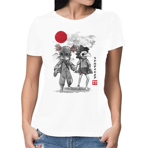 Low And Alone Sumi-e