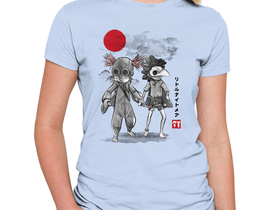 Low And Alone Sumi-e