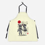 Low And Alone Sumi-e-Unisex-Kitchen-Apron-DrMonekers