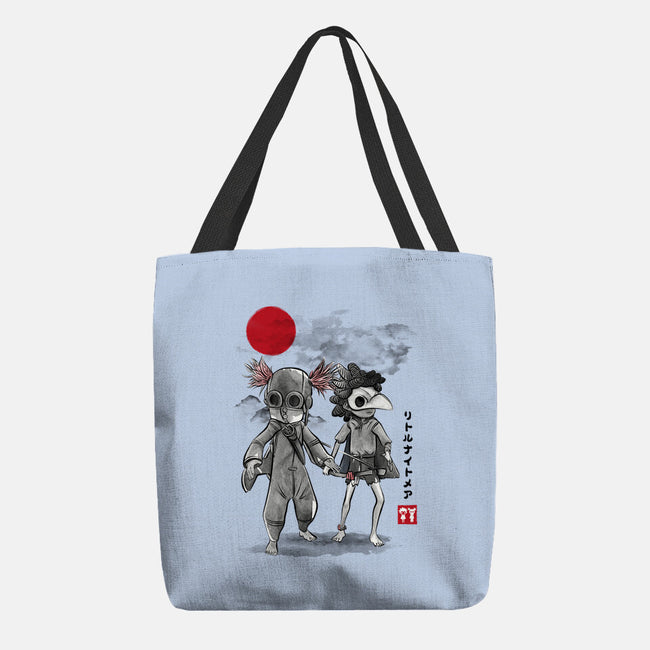 Low And Alone Sumi-e-None-Basic Tote-Bag-DrMonekers