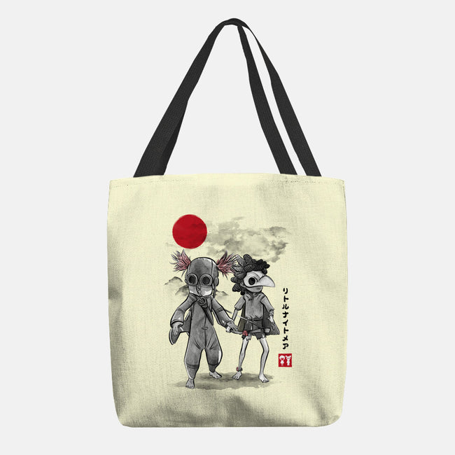 Low And Alone Sumi-e-None-Basic Tote-Bag-DrMonekers