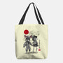 Low And Alone Sumi-e-None-Basic Tote-Bag-DrMonekers