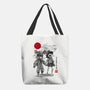 Low And Alone Sumi-e-None-Basic Tote-Bag-DrMonekers
