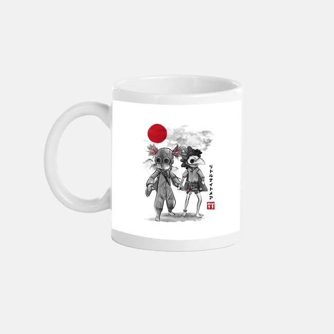 Low And Alone Sumi-e-None-Mug-Drinkware-DrMonekers
