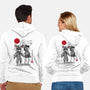 Low And Alone Sumi-e-Unisex-Zip-Up-Sweatshirt-DrMonekers
