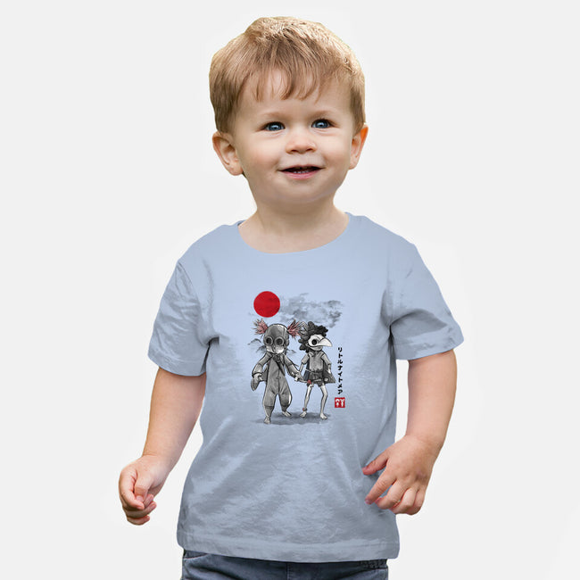 Low And Alone Sumi-e-Baby-Basic-Tee-DrMonekers