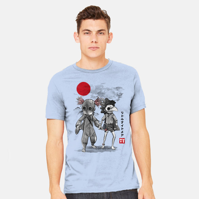 Low And Alone Sumi-e-Mens-Heavyweight-Tee-DrMonekers