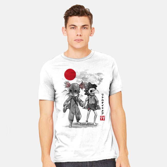Low And Alone Sumi-e-Mens-Heavyweight-Tee-DrMonekers