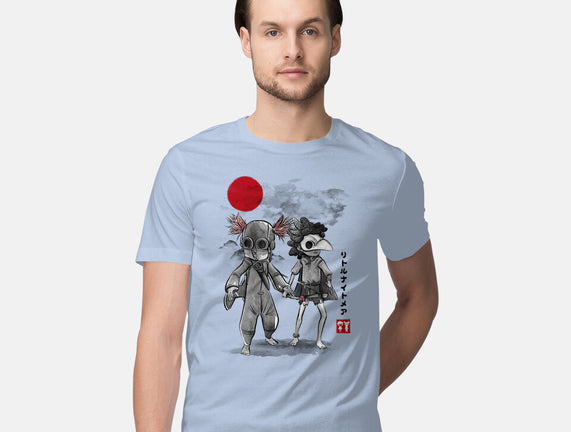 Low And Alone Sumi-e