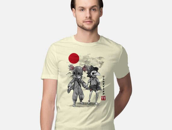 Low And Alone Sumi-e