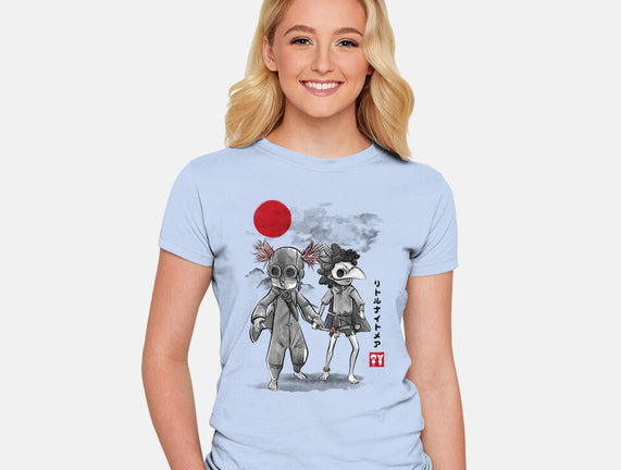 Low And Alone Sumi-e