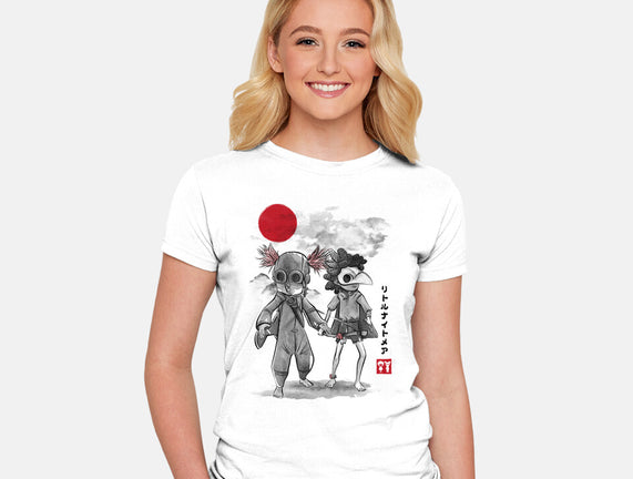 Low And Alone Sumi-e