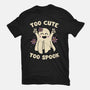 Too Cute Too Spook-Womens-Fitted-Tee-brunopires