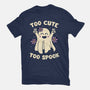 Too Cute Too Spook-Womens-Fitted-Tee-brunopires