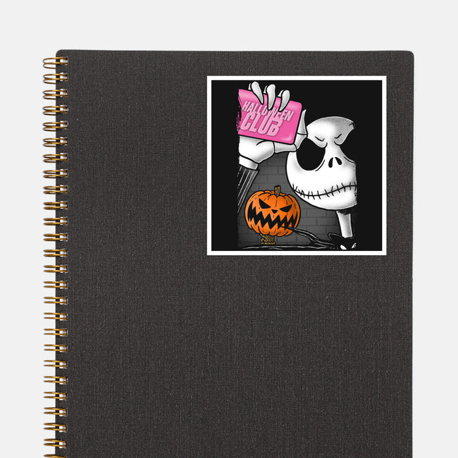 This Is Halloween Club-None-Glossy-Sticker-Barbadifuoco