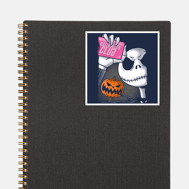 This Is Halloween Club-None-Glossy-Sticker-Barbadifuoco
