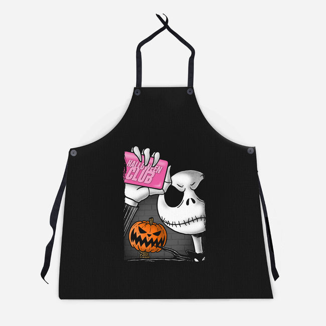 This Is Halloween Club-Unisex-Kitchen-Apron-Barbadifuoco