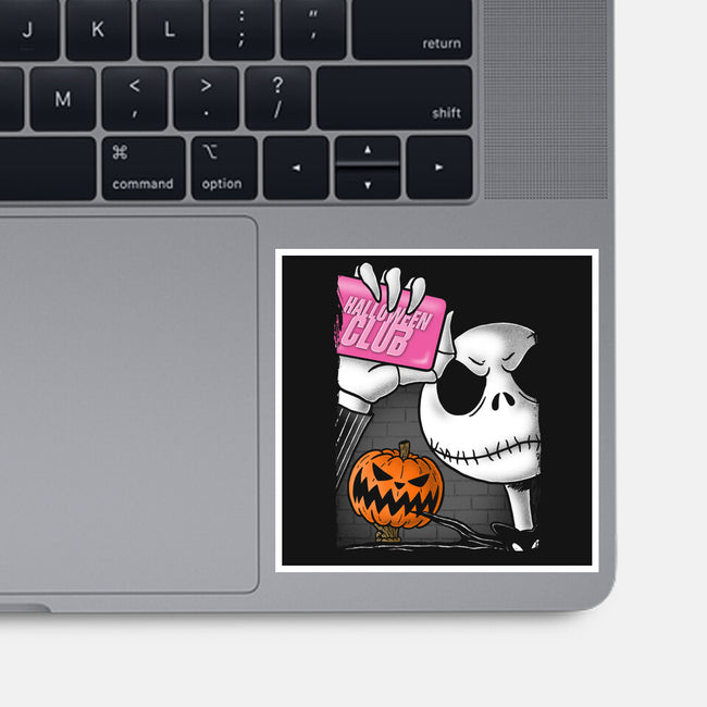 This Is Halloween Club-None-Glossy-Sticker-Barbadifuoco