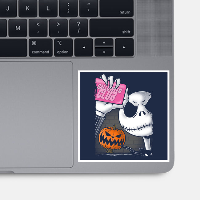 This Is Halloween Club-None-Glossy-Sticker-Barbadifuoco