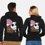 This Is Halloween Club-Unisex-Zip-Up-Sweatshirt-Barbadifuoco