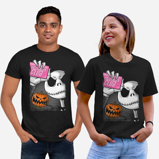 This Is Halloween Club-Unisex-Basic-Tee-Barbadifuoco