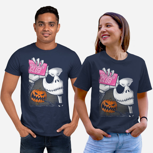 This Is Halloween Club-Unisex-Basic-Tee-Barbadifuoco