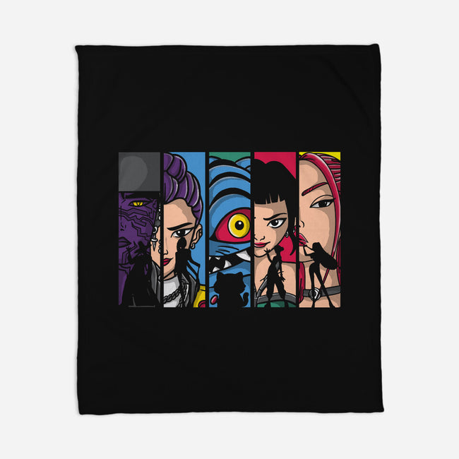Born To Slay-None-Fleece-Blanket-turborat14