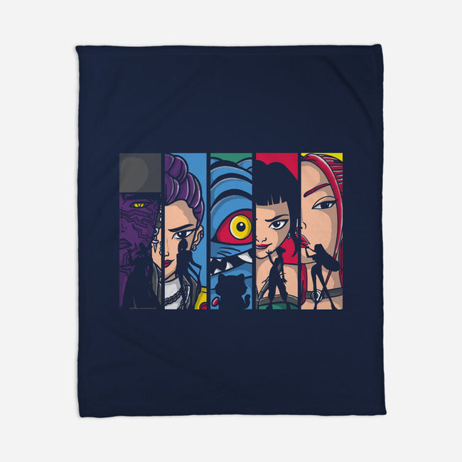 Born To Slay-None-Fleece-Blanket-turborat14