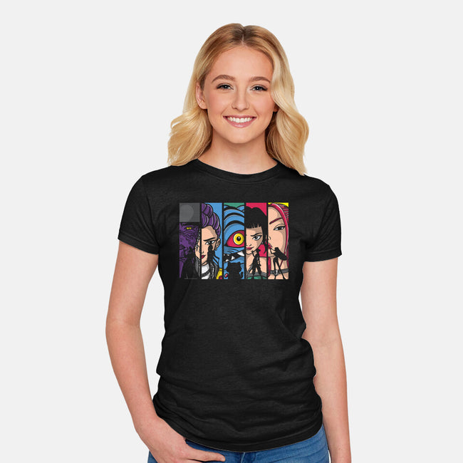 Born To Slay-Womens-Fitted-Tee-turborat14