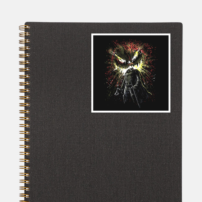 The Headless Knight Rises-None-Glossy-Sticker-zascanauta