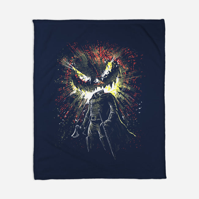 The Headless Knight Rises-None-Fleece-Blanket-zascanauta