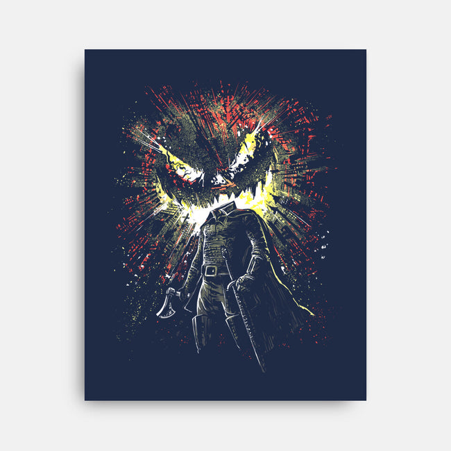 The Headless Knight Rises-None-Stretched-Canvas-zascanauta