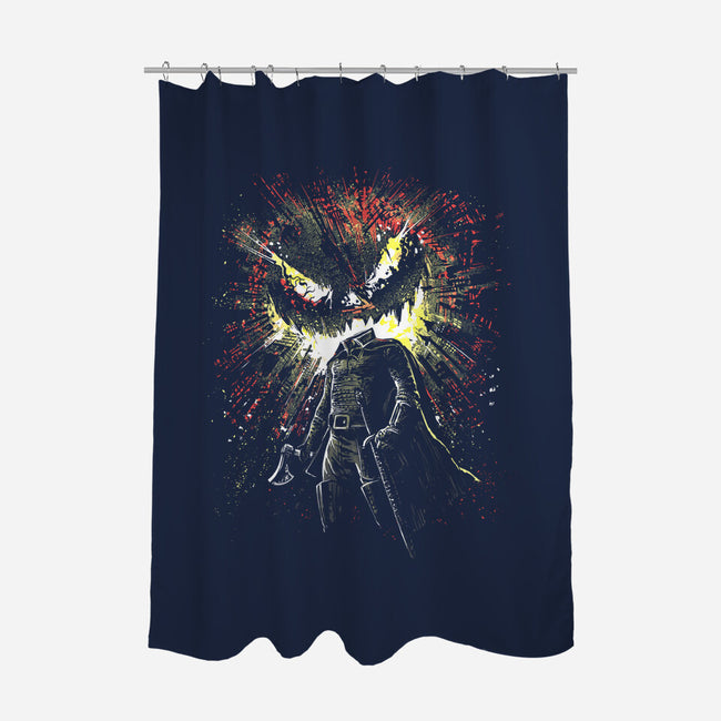 The Headless Knight Rises-None-Polyester-Shower Curtain-zascanauta